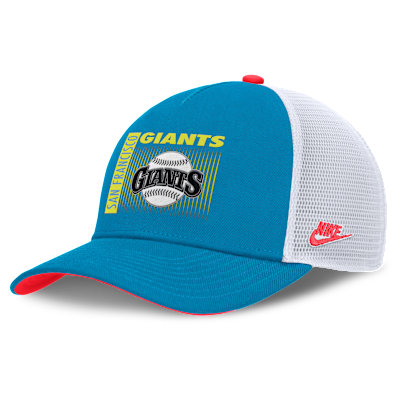 San Francisco Giants Neon 90s Rise Men's Nike Dri-FIT MLB Trucker Adjustable Hat