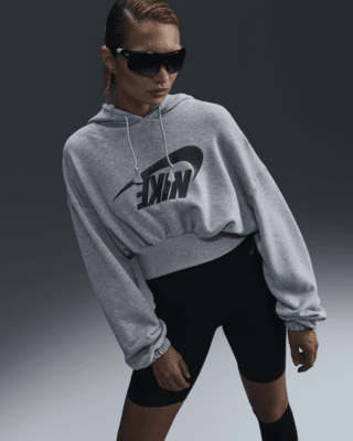 Женское худи Nike Sportswear Oversized Cropped French Terry Pullover Hoodie