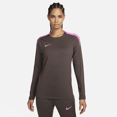 Playera de cuello redondo de fútbol Dri-FIT para mujer Nike Strike