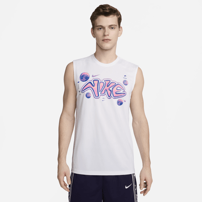 Playera de básquetbol sin mangas Dri-FIT para hombre Nike