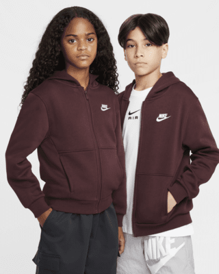 Подростковое худи Nike Sportswear Club Fleece Big Kids' Full-Zip Hoodie