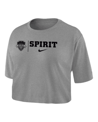 Женская футболка Washington Spirit Nike Dri-FIT Soccer Cropped