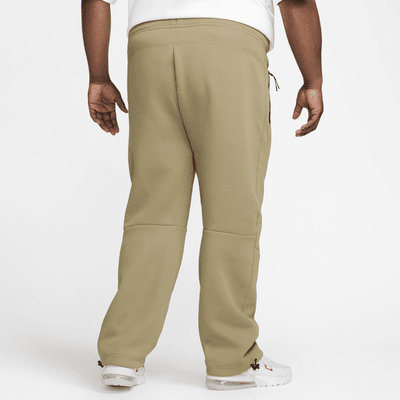 Pants de tejido Fleece con dobladillo abierto para hombre Nike Tech