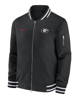 Мужская куртка Georgia Bulldogs Sideline Nike College Full-Zip Bomber