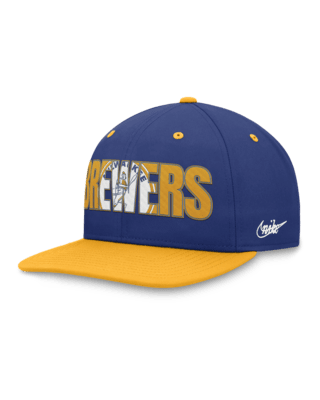 Мужские  Milwaukee Brewers Pro Cooperstown Nike MLB Adjustable Hat