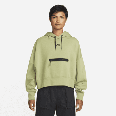 nike oversized crop hoodie