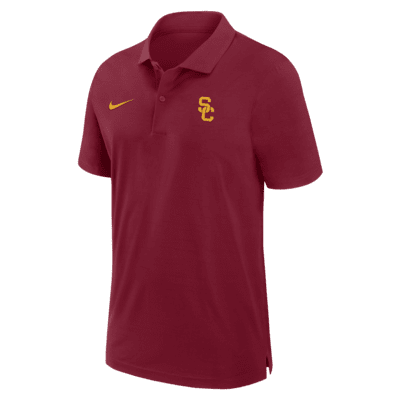 Polo universitario Nike Dri-FIT para hombre USC Trojans Sideline