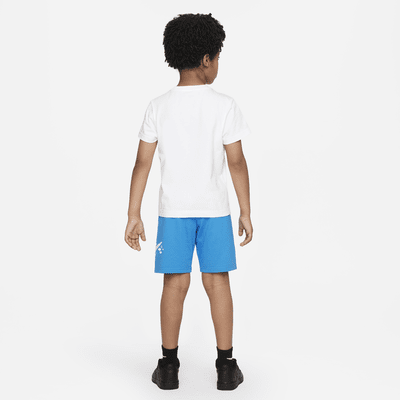 Nike Sportswear Coral Reef Tee and Shorts Set Younger Kids' 2-Piece Set ...