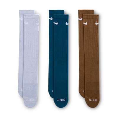Nike Everyday Plus Cushioned Training Crew Socks (3 Pairs)