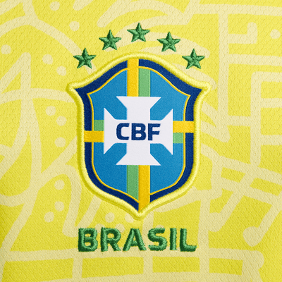 Primera equipació Stadium Brasil 2024 Samarreta de futbol de rèplica Nike Dri-FIT - Dona