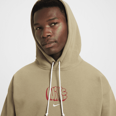 Sweat à capuche en tissu Fleece Nike Solo Swoosh pour Homme