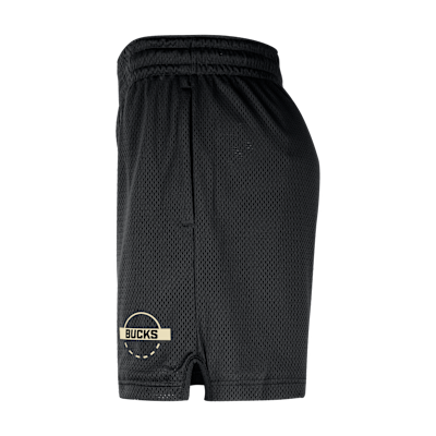 Nike NBA-shorts Milwaukee Bucks i mesh för män