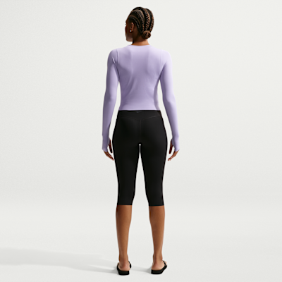 Nike Zenvy Capri-Leggings mit hohem Bund (Damen)