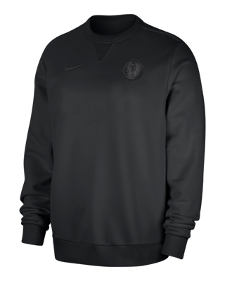 Мужской свитшот Dallas Mavericks Standard Issue Nike Dri-FIT NBA Crew-Neck