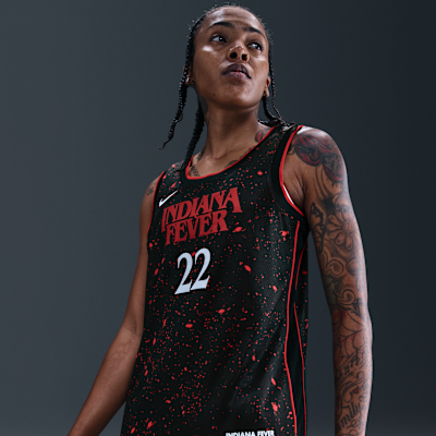 Caitlin Clark Indiana Fever x Stranger Things 2025 Rebel Edition Women’s Nike Dri-FIT WNBA Victory Jersey