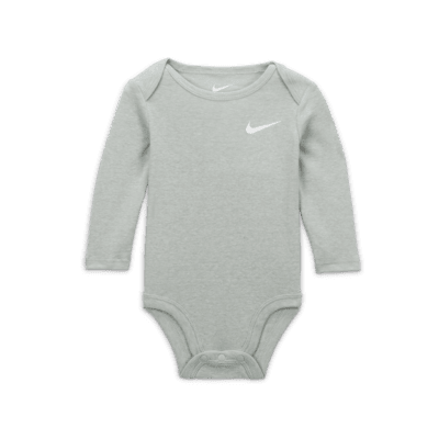 Nike Essentials Baby (0-9M) 3-Piece Bodysuit Set