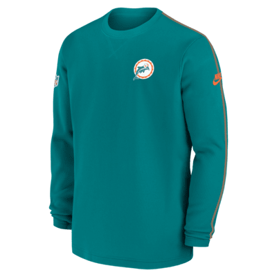 Miami Dolphins Logo Coach Men’s Nike NFL Long-Sleeve Top