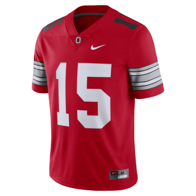Men's Ohio State Buckeyes Personalized Nike Red Game Jersey