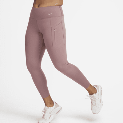 Nike Go Women's Firm-Support Mid-Rise 7/8 Leggings with Pockets