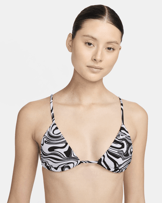 Женские  Nike Swim Swirl String Bikini Top