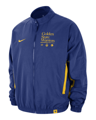 Мужская куртка Golden State Warriors DNA Courtside Nike NBA Woven Graphic