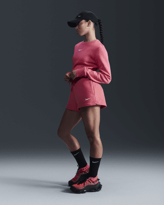 Женские шорты Nike Sportswear Phoenix Fleece High-Waisted Loose Shorts