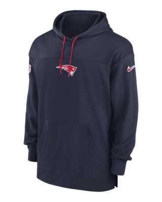 Мужские джерси New England Patriots Sideline Jersey Nike Dri-FIT NFL Pullover Hoodie