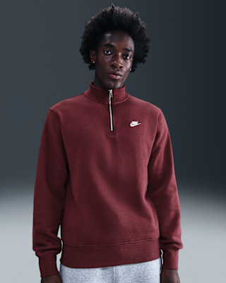 Мужские  Nike Sportswear Club 1/2-Zip Fleece Top