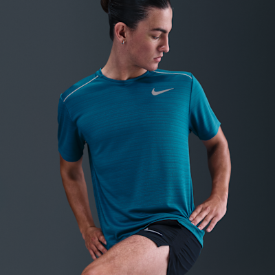 Haut de running à manches courtes Nike Miler pour Homme