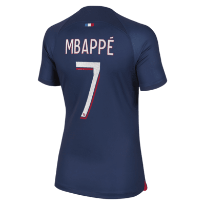 Kylian Mbappe Paris Saint-Germain 2023/24 Stadium Home Women's Nike Dri ...