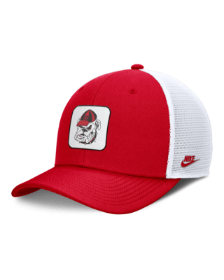 Мужские  Georgia Bulldogs Legacy Rise Mascot Nike College Trucker Adjustable Hat