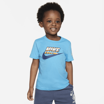 Playera Dri-FIT para niños pequeños Nike Stripe Scape Futura Tee. Nike.com
