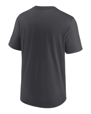 Nike Chi Town Southside White Sox Center Swoosh Mens Size 2XL T Shirt Black  Grey