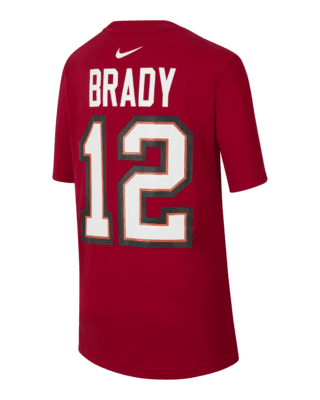 Fanatics Branded Men's Fanatics Branded Tom Brady White Tampa Bay  Buccaneers Player Icon Name & Number - T-Shirt