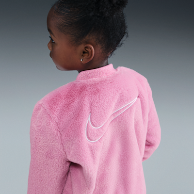 Nike Toddler Faux Fur Bomber Jacket