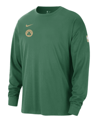 Мужская футболка Boston Celtics Courtside Nike NBA Long-Sleeve Max90