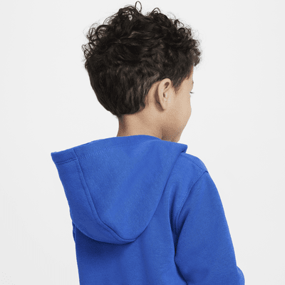 Conjunto de dos piezas de sudadera con gorro infantil Nike Full-Zip Club Set