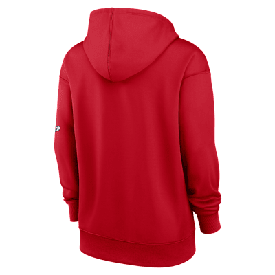 Sudadera con gorro sin cierre Nike Therma de la MLB para mujer Chicago White Sox Authentic Collection City Connect