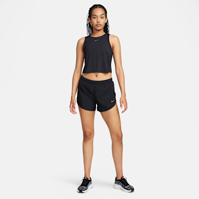 Camiseta de tirantes Dri-FIT cropped para mujer Nike One Classic