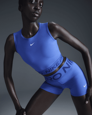 Женские  Nike Pro Dri-FIT Cropped Tank Top