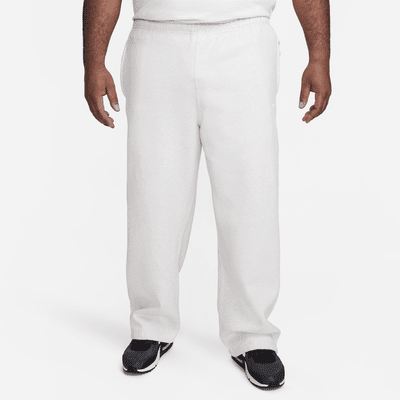 Pants de tejido Fleece con dobladillo abierto para hombre Nike Solo Swoosh