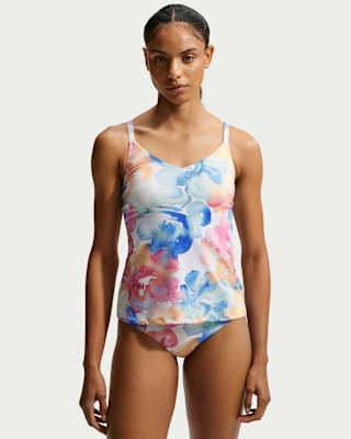 Женские  Nike Swim V-Neck Tankini