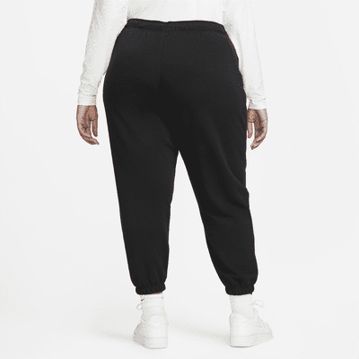 Pants de entrenamiento oversized de tiro medio para mujer Nike Sportswear Club Fleece (talla grande)