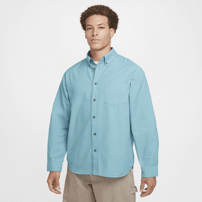 Nike Life Men's Long-Sleeve Oxford Button-Down Shirt