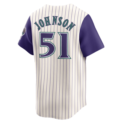 Randy Johnson Arizona Diamondbacks Cooperstown Men's Nike Dri-FIT ADV MLB Limited Jersey