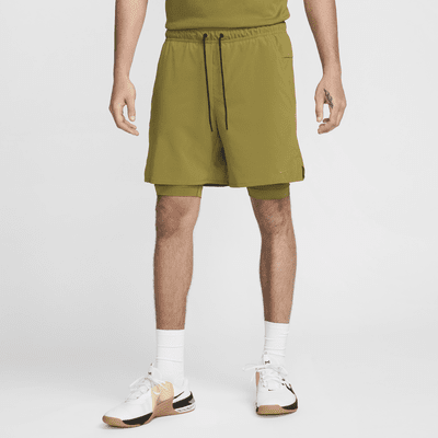 Shorts versátiles Dri-FIT de 18 cm 2 en 1 para hombre Nike Unlimited