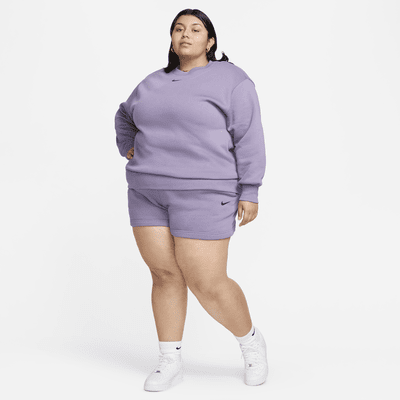 Nike Sportswear Phoenix Fleece Women's High-Waisted Loose Shorts (Plus Size)