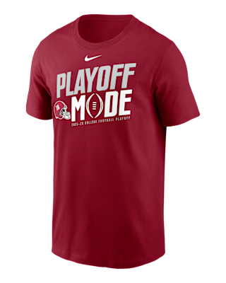 Мужская футболка Alabama 2025/26 College Football Playoff Bound Pass Protection Nike College для футбола