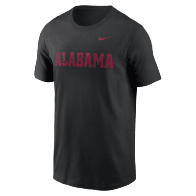 Playera universitaria Nike para hombre Alabama Crimson Tide Primetime Evergreen Wordmark