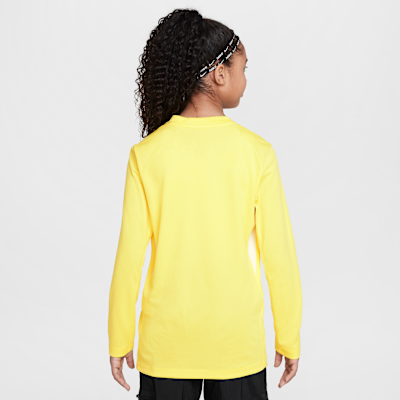 FFF 2025/26 Stadium Goalkeeper Older Kids' Nike Dri-FIT Football Replica Long-Sleeve Shirt